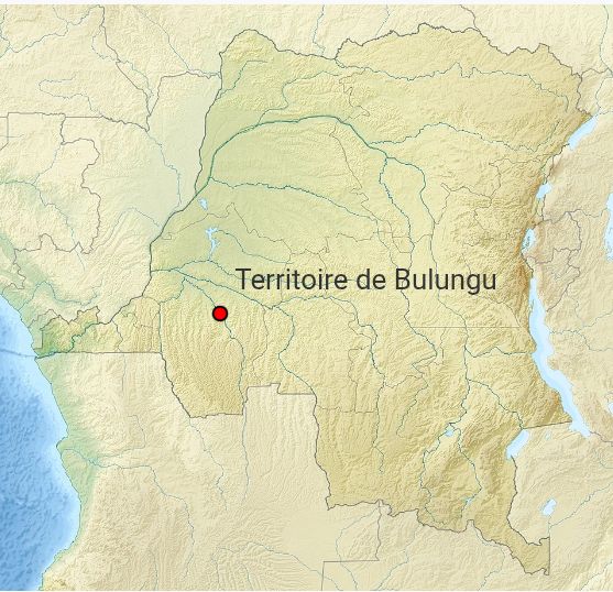 Carte du territoire de Bulungu