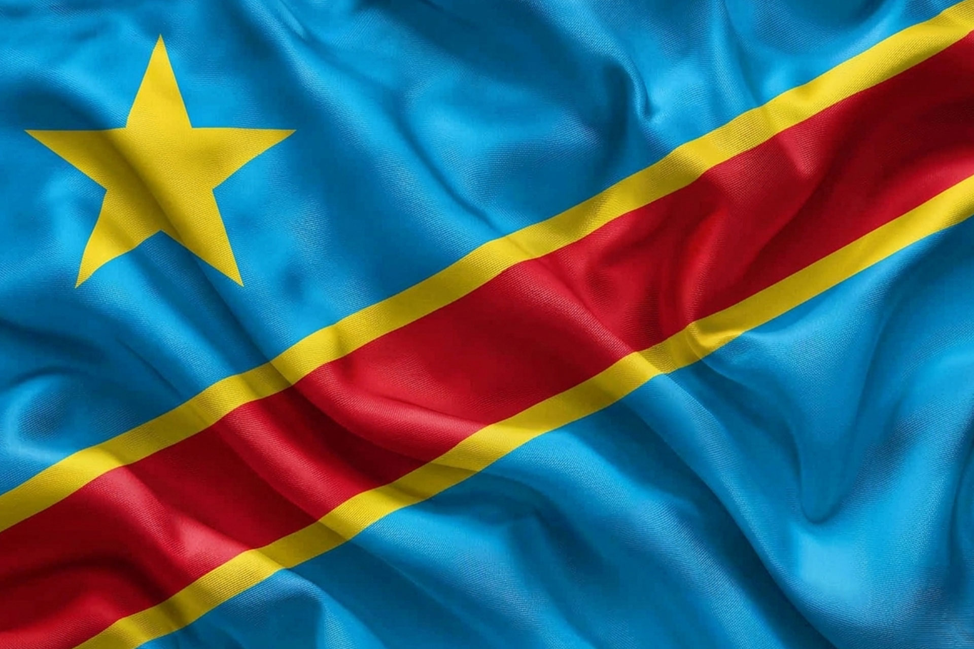 Drapeau de la République démocratique du Congo